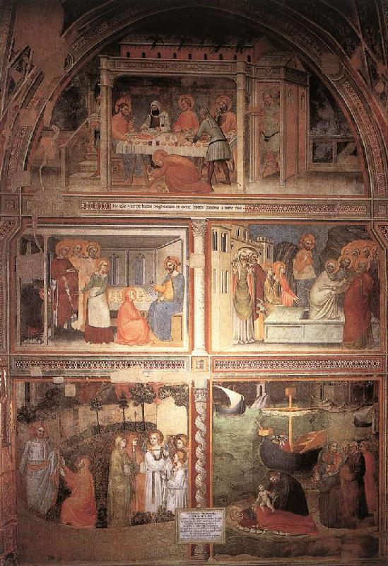 GIOVANNI DA MILANO Scenes from the Life of Magdalene sg oil painting image